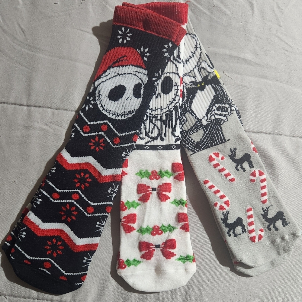 Nightmare Before Christmas Holiday Socks Set